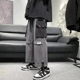 Straight Wide Leg Cargo Pant